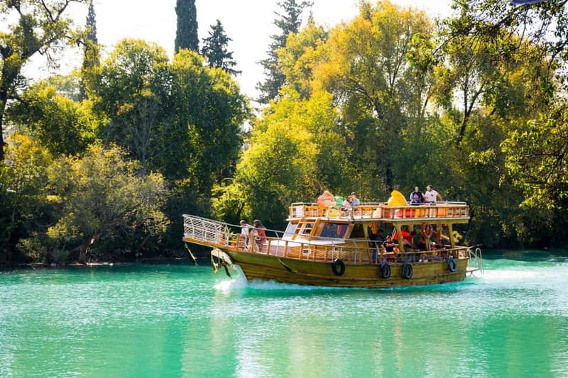 Side: Manavgat River Boat Trip & Grand Market w/ Lunch - Lunch on board: barbecue fuel that keeps the day easy