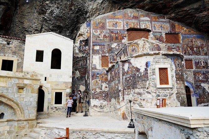 Sumela Monastery, Zigana and Hamsiköy Village Tour - Inside Sümela Monastery: aqueducts, rock churches, and restoration reality