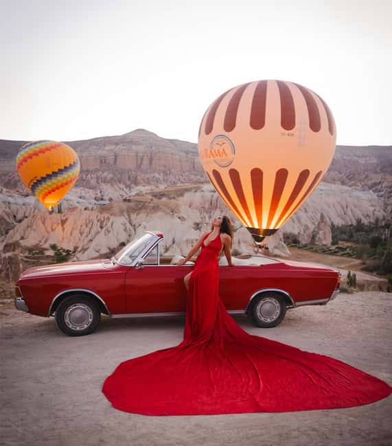 Sunrise Balloon Viewing with Classic Car –Magical Cappadocia - Love Valley: Longer Time, Better Angles, and More Balloon Drama