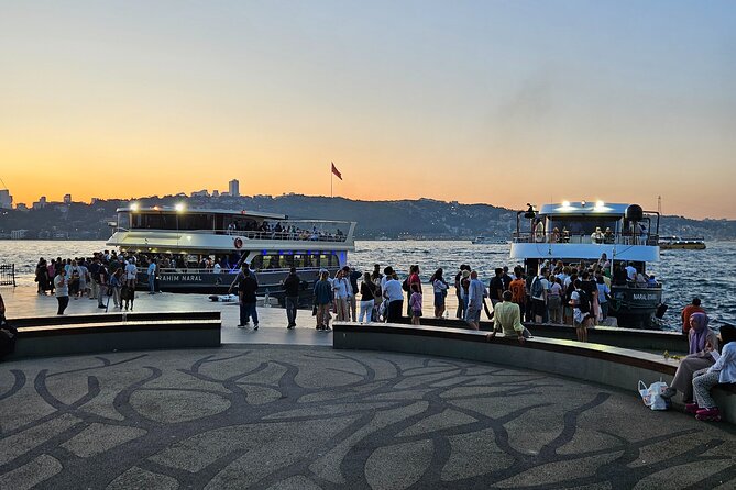 Sunset Cruise with Stop along Asia: Discover Istanbul's Bosphorus - From Galata Bridge to Galata Tower: the easy opening act