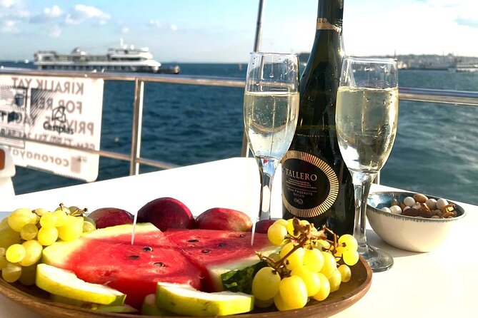 Sunset or Daytime Istanbul Guided Luxury Yacht Cruise with Snacks - Maiden’s Tower: the skyline moment you plan around