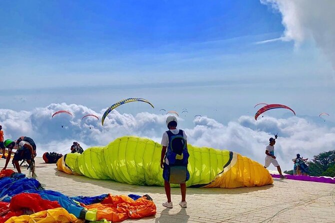 Tandem Paragliding with Professionals in Fethiye, Oludeniz - Takeoff from Babadağ: the few steps launch and in-flight guidance