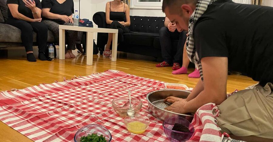 Traditional Home Dinner Night with Çiğköfte - Learn and Eat - Meeting Burak, Busra, and the home-cook crew