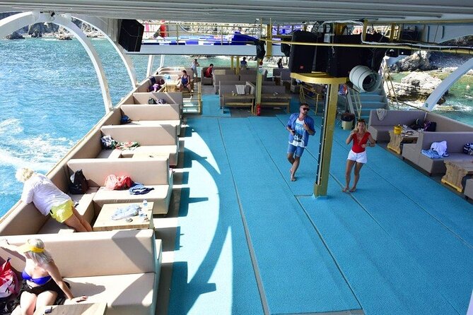 Turkey Mediterranean coast Boat Tour from Antalya with lunch - Entertainment, staff, and the vibe you can expect