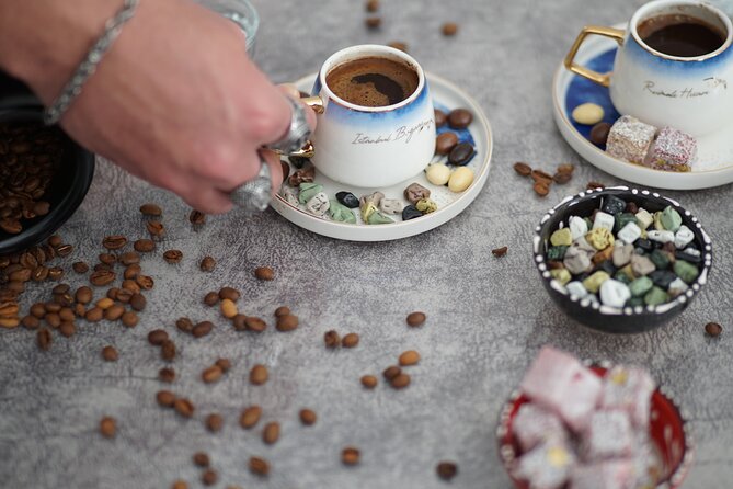 Turkish Coffee on Sand Workshop: Fortune Telling & Gift Set - Turkish tea, Turkish delight, and the pacing that makes it enjoyable