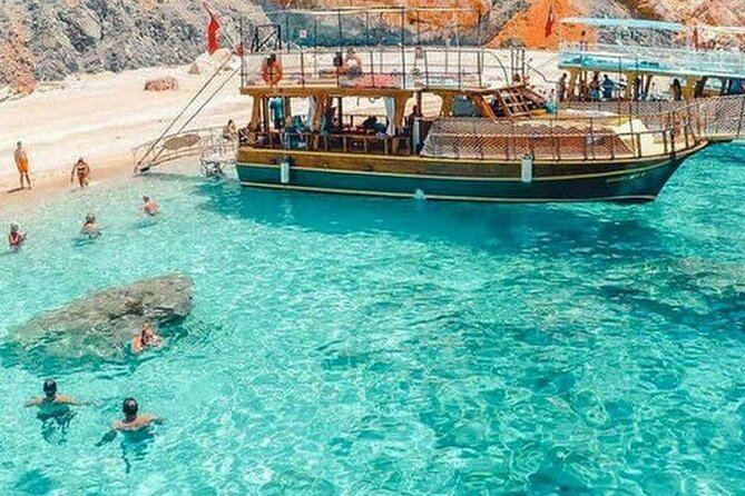 Turkish Maldives Suluada boat Tour with lunch from Antalya - American Bay and the Sailing Break: Lunch Time on Board