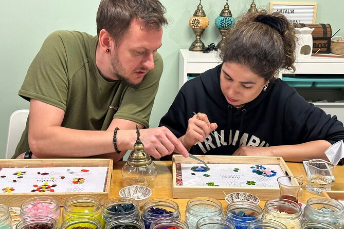 Turkish Mosaic Lamp Workshop in Antalya Near Old Town - How the 2-hour workshop flows, step by step