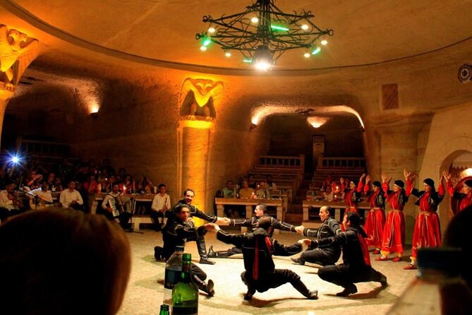 Turkish Night at Cave Restaurant with Dinner and Unlimited Drinks - The 3-hour show: folk dances, costumes, and a belly dance centerpiece